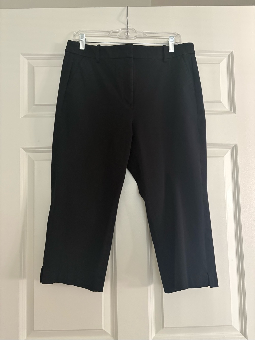 J. Crew Black Cropped Dress Capris